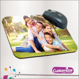 Mouse Pad Personalizado Tecido emborrachado 21x21 colorido   